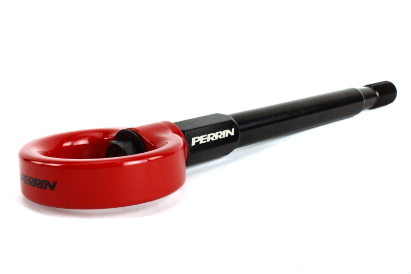 PERRIN 08-14 Subaru WRX & STI / 08-11 Impreza / 05-09 Legacy Tow Hook Kit (Front) - Red Tow Hooks Perrin Performance