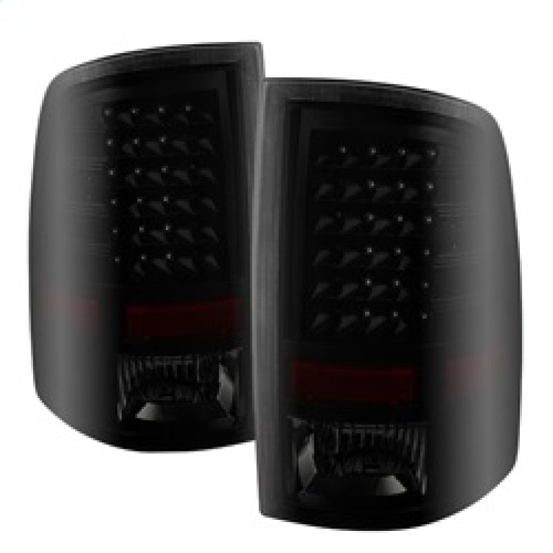 xTune Dodge Ram 1500 09-14 LED Tail Lights Incandescent Model Only Black Smoke ALT-JH-DR09-LED-BKSM Tail Lights SPYDER