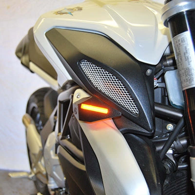 New Rage Cycles 13-19 MV Agusta Brutale 675/800/Dragster Front Turn Signals w/Load EQ Lights Corner New Rage Cycles
