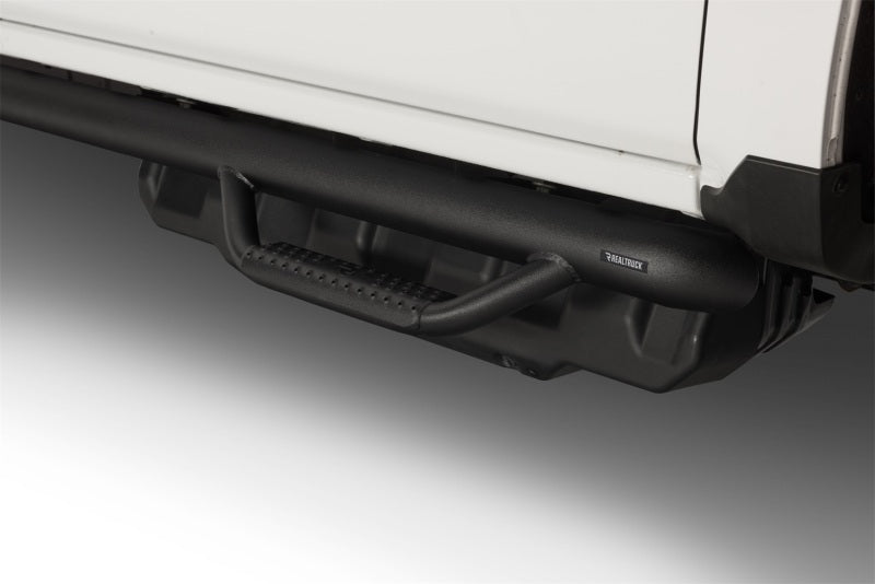 N-Fab Nerf Step 07-13 Chevy-GMC 1500 Crew Cab 5.7ft Bed - Tex. Black - Bed Access - 3in Side Steps N-Fab