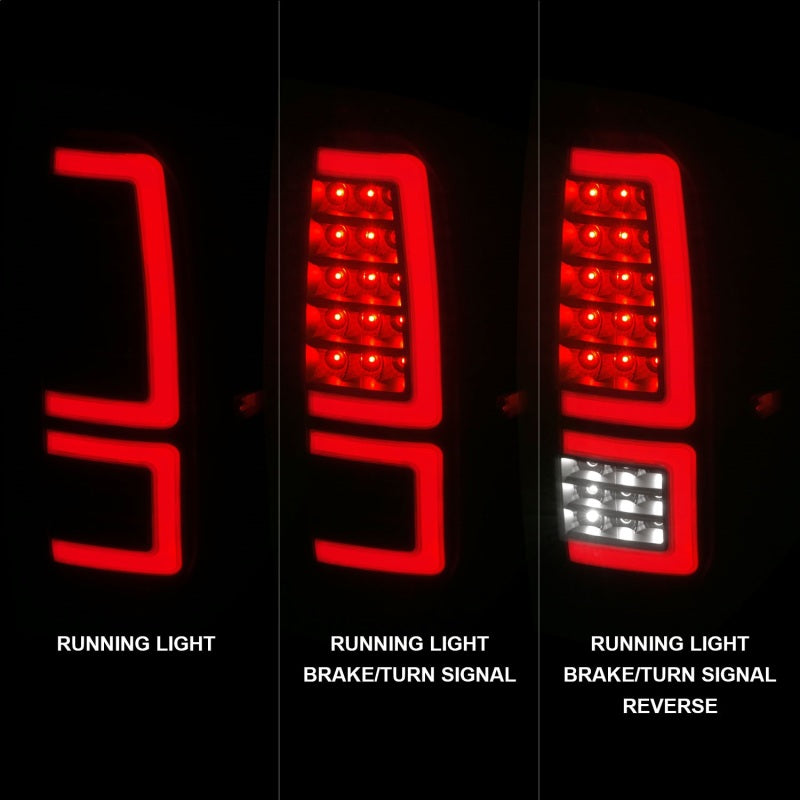 ANZO 2014-2021 Toyota Tundra LED Taillights Black Housing/Smoke Lens Tail Lights ANZO