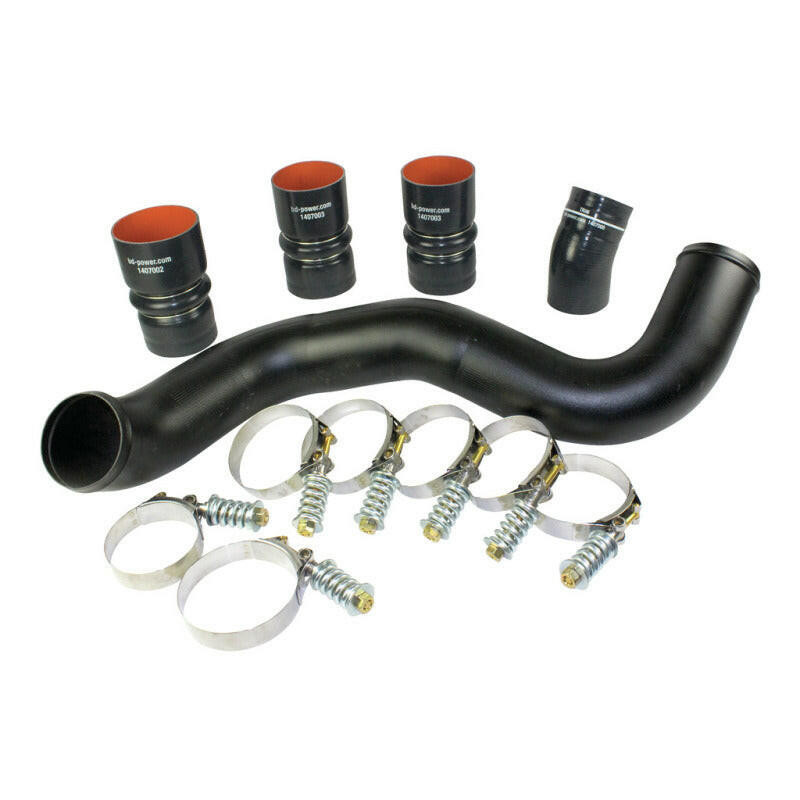 BD Diesel Intercooler Hose & Clamp Kit w/Intake Pipe - 2003-2007 Ford 6.0L PowerStroke Intercooler Pipe Kits BD Diesel