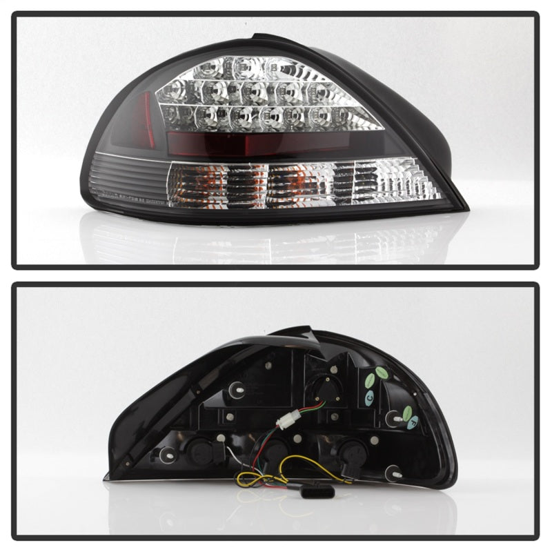 Spyder Pontiac Grand AM 99-05 LED Tail Lights Black ALT-YD-PGAM99-LED-BK Tail Lights SPYDER