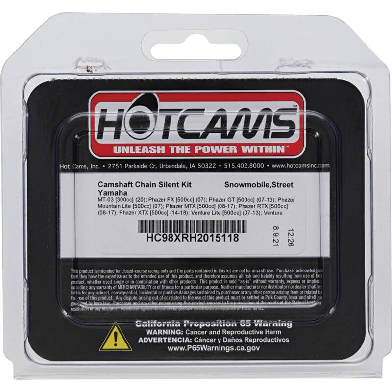 Hot Cams 2020 MT-03 300cc/2007 Phazer FX 500cc Camshaft Chain Silent Kit Camshafts Hot Cams