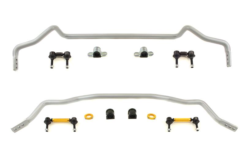 Whiteline 10-15 Mitsubishi Lancer EVO (MR/GSR) / 2015 EVO Final Edition Front & Rear Sway Bar Kit Sway Bars Whiteline