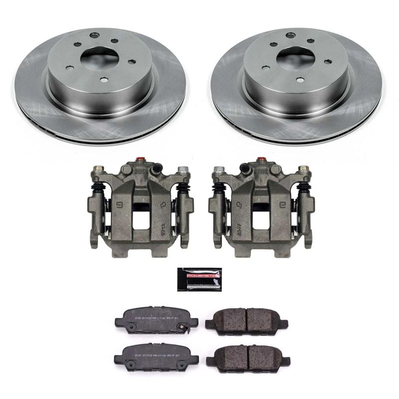 Power Stop 2018 Nissan Maxima Rear Autospecialty Brake Kit w/Calipers Brake Kits - OE PowerStop