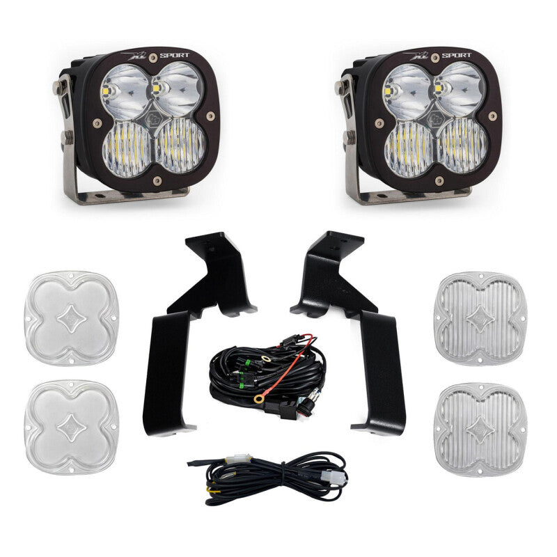 Baja Designs 21-25 Ford Raptor (Base/37/R) XL Sport A-Pillar Kit Light Mounts Baja Designs