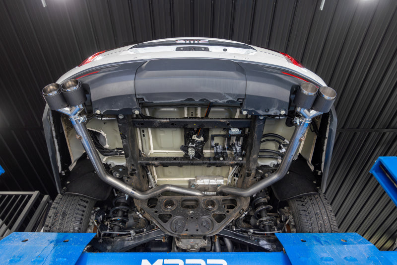 MBRP 21-24 Chevrolet Suburban XL 5.3L 3in T304 SS 2.5in Dual Split Carbon Fiber Cat-back Catback MBRP