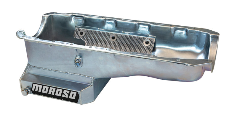 Moroso Chevrolet Big Block Mark IV Kicked Out Wet Sump 6qt 8in Steel Oil Pan Oil Pans Moroso