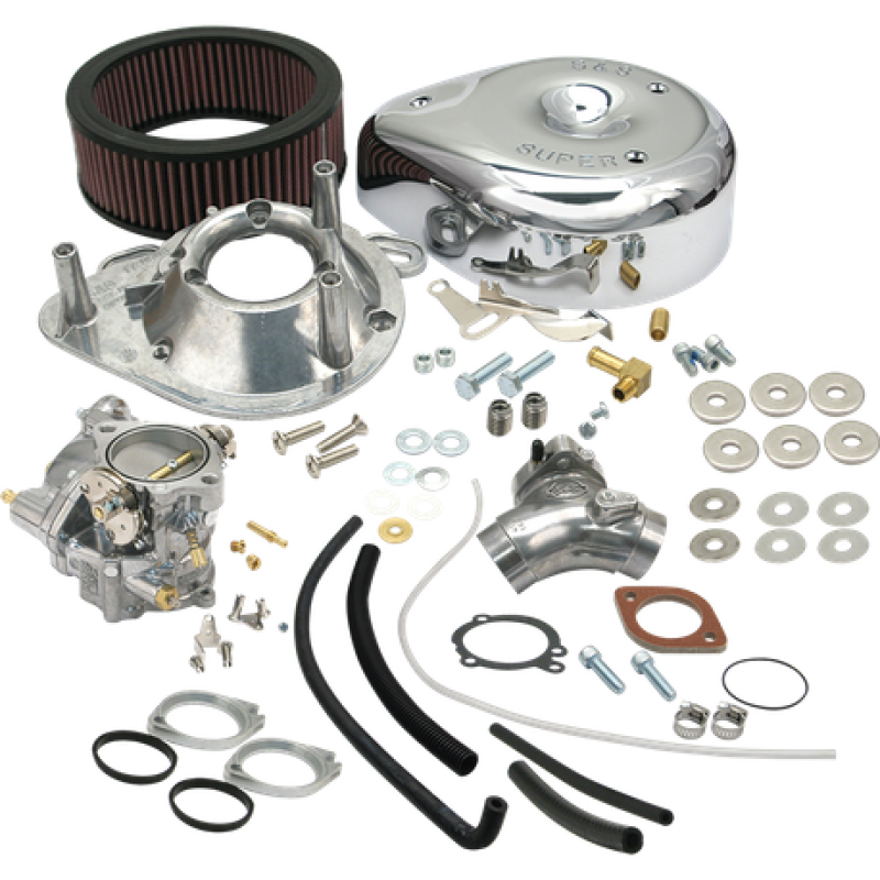 S&S Cycle 84-92 BT Models Super G Carburetor Kit Carburetor Rebuild Kits S&S Cycle