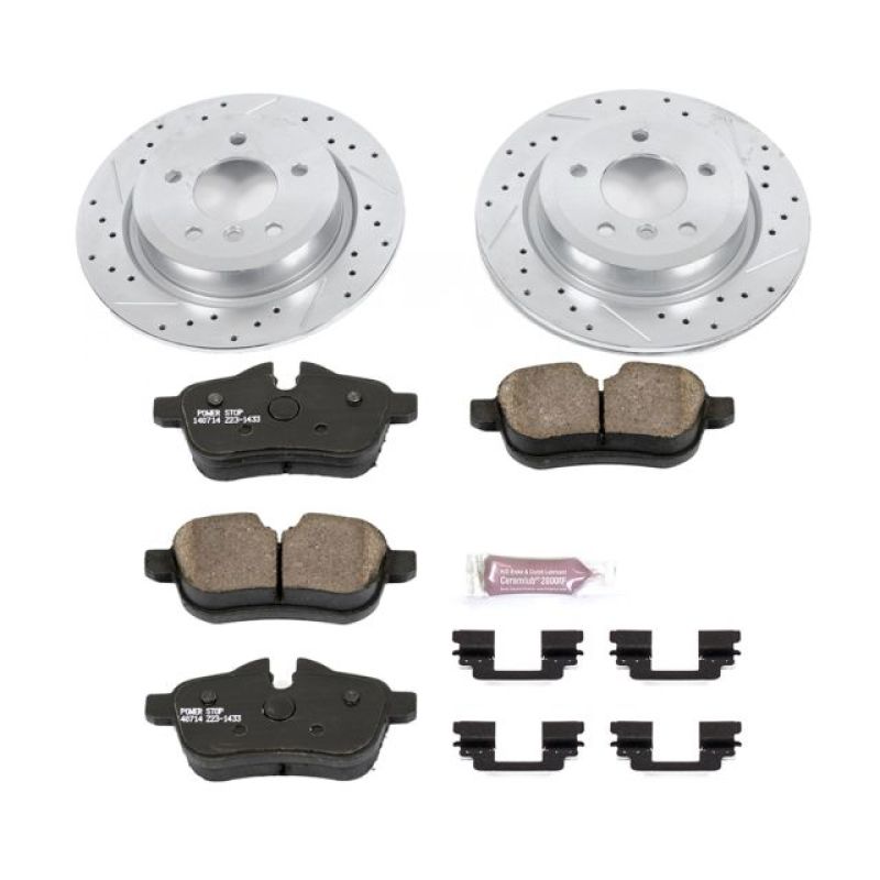 Power Stop 11-16 BMW Z4 Rear Z23 Evolution Sport Brake Kit Brake Kits - Performance D&S PowerStop
