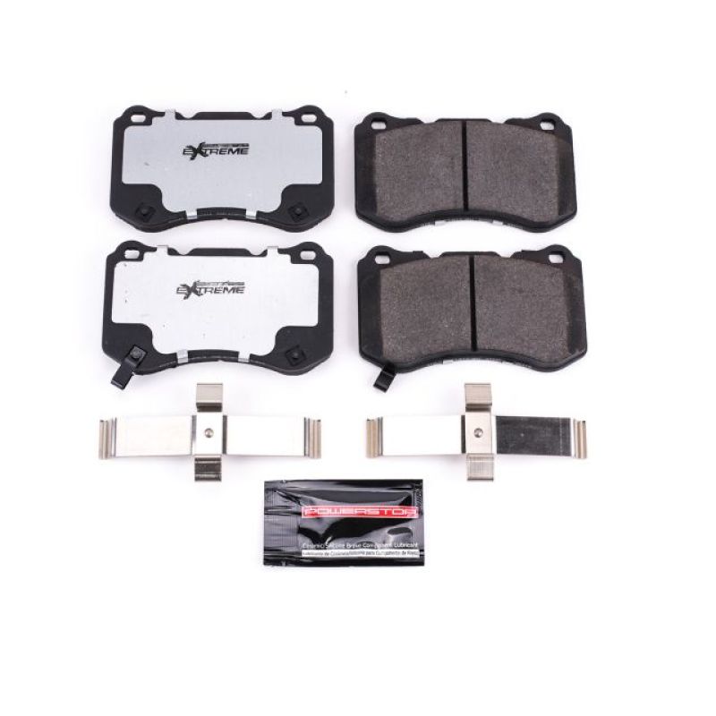 Power Stop 04-08 Acura TL Front Z26 Extreme Street Brake Pads w/Hardware Brake Pads - Performance PowerStop