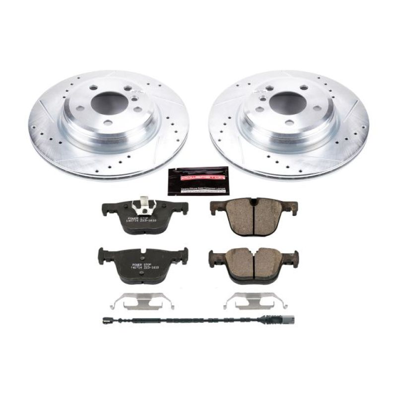 Power Stop 15-16 BMW 328i xDrive Rear Z23 Evolution Sport Brake Kit Brake Kits - Performance D&S PowerStop