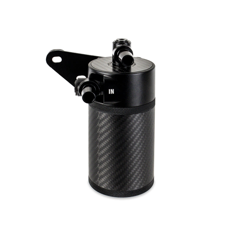 Mishimoto 2020+ Chevrolet Corvette C8 Baffled Oil Catch Can Kit (PCV Side) - Carbon Fiber Oil Catch Cans Mishimoto