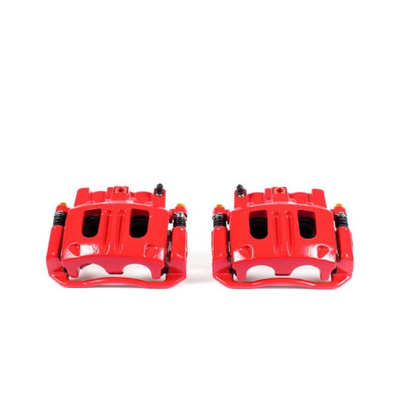 Power Stop 2003 Ford Explorer Sport Front Red Calipers w/Brackets - Pair Brake Calipers - Perf PowerStop