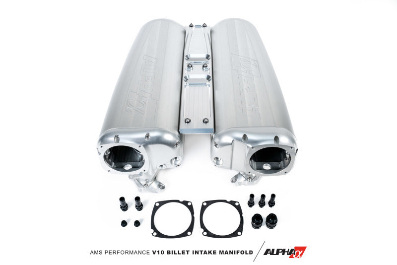 AMS Performance V10 Audi R8 / Lamborghini Huracan / Performante Billet Intake Manifold - CLR Anodize Intake Manifolds AMS