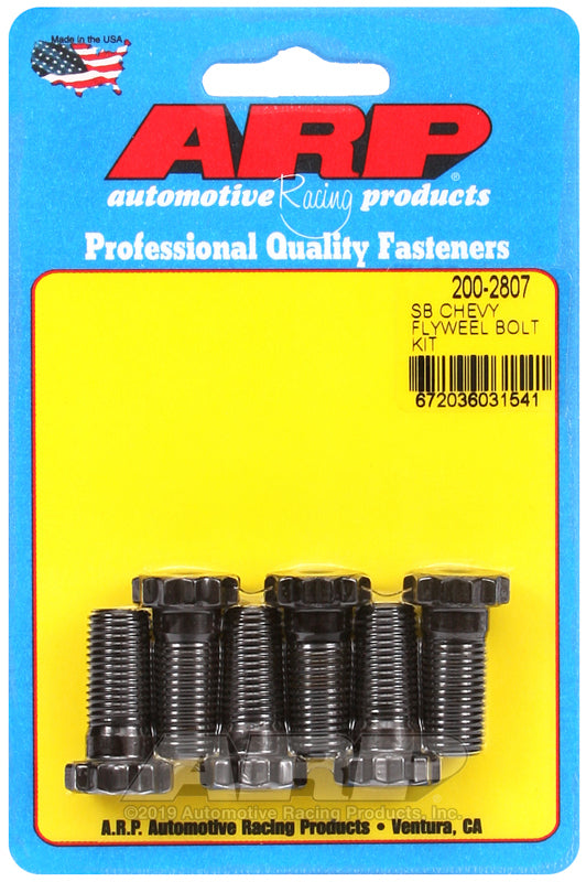 ARP 1987+ Chevrolet Small Block Rear Seal Flywheel Bolt Kit - 6 Pieces Hardware Kits - Other ARP