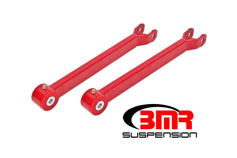 BMR 08-17 Challenger Non-Adj. Lower Trailing Arms (Polyurethane) - Red Suspension Arms & Components BMR Suspension