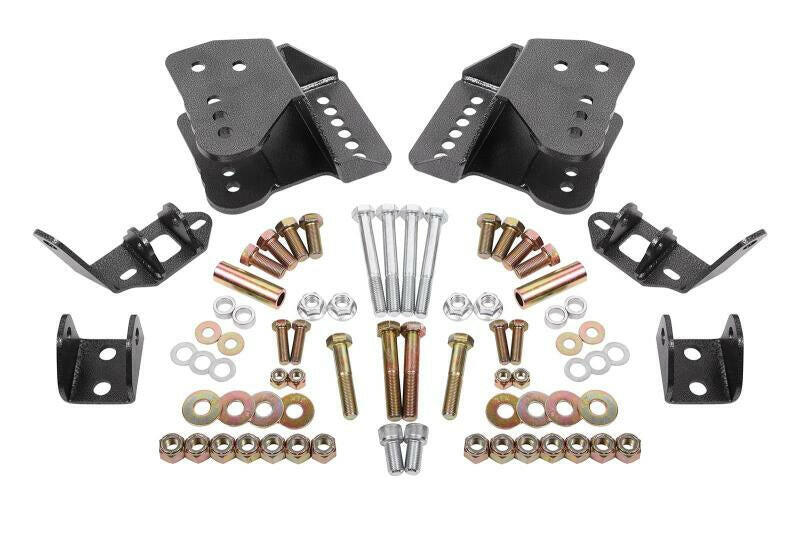 BMR 78-87 G-Body Rear Coilover Conversion Kit - Black Hammertone Coilover Components BMR Suspension