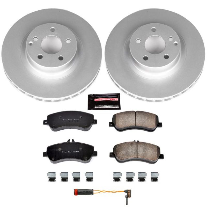 Power Stop 13-15 Mercedes-Benz GLK250 Front Z23 Evolution Sport Coated Brake Kit Brake Kits - Performance D&S PowerStop