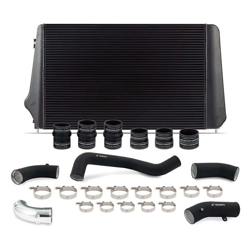 Mishimoto 17-19 GM L5P Duramax Intercooler Kit - Black w/ WBK Pipes Intercooler Kits Mishimoto