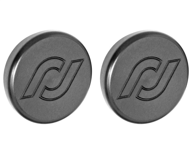 RockJock JK Frame Rail Plugs Frame Behind Front Axle Centerline CNC Machined Black Delrin Bungs RockJock