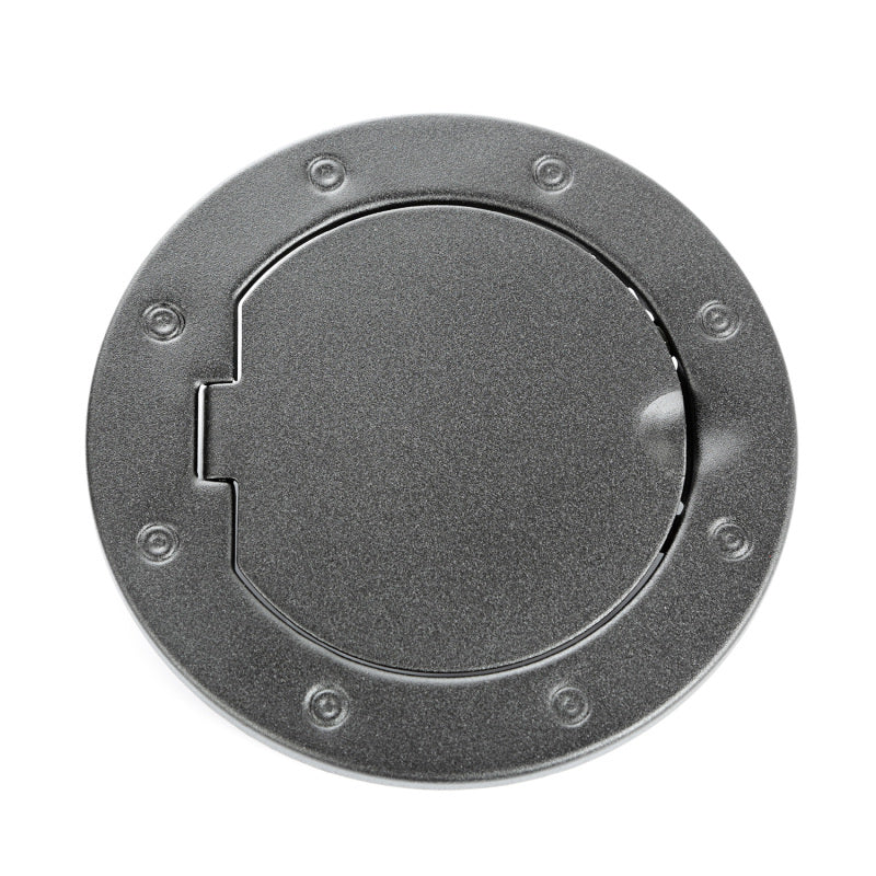 Rugged Ridge 07-18 Jeep Wrangler JK Textured Black Non-Locking Gas Cap Door Fuel Caps Rugged Ridge
