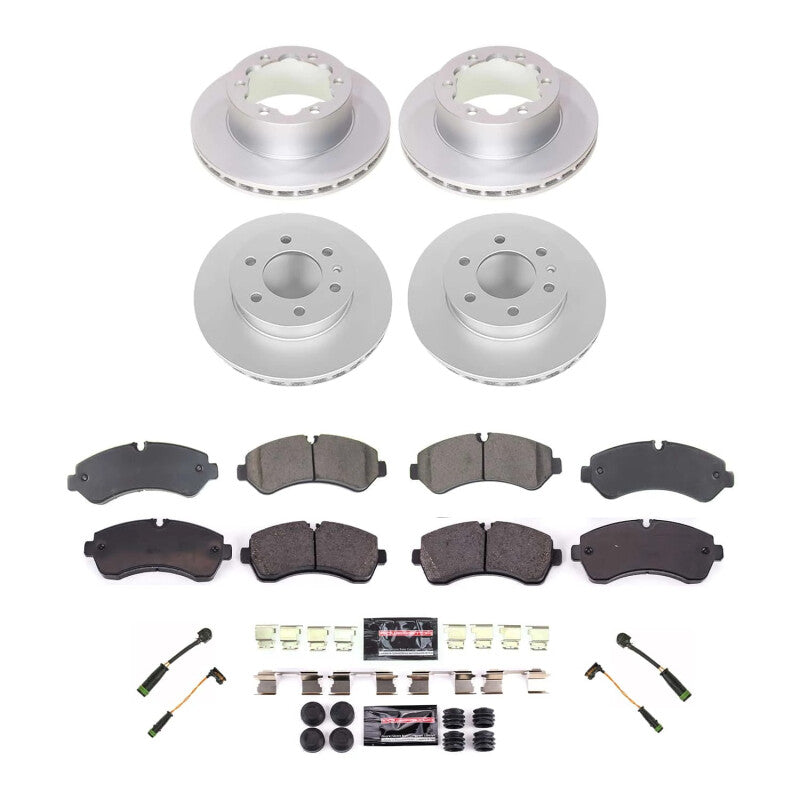 Power Stop 19-20 Mercedes-Benz Sprinter 4500 Rear Z23 Coated Brake Kit Brake Kits - Performance D&S PowerStop