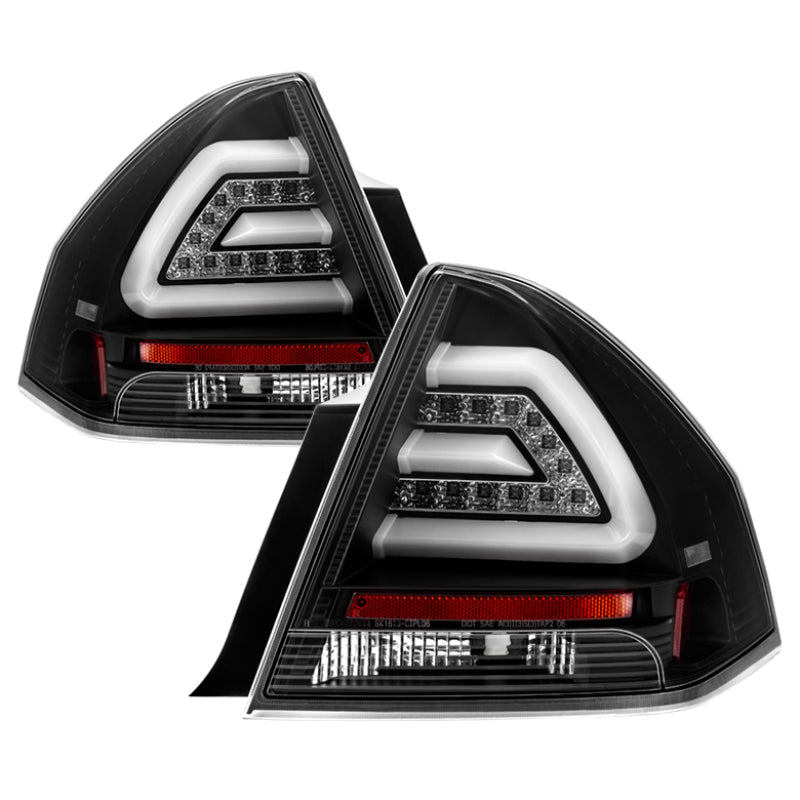 Spyder Chevy Impala 2006-2013 LED Tail Lights Black ALT-YD-CHIP06-LED-BK Tail Lights SPYDER