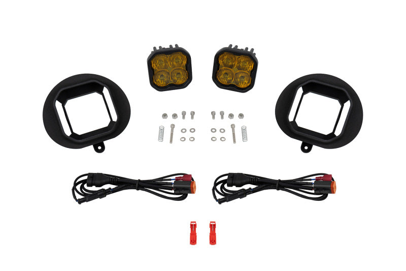 Diode Dynamics 2003 Sierra SS3 Sport Type Kit ABL Yellow SAE Fog Fog Lights Diode Dynamics