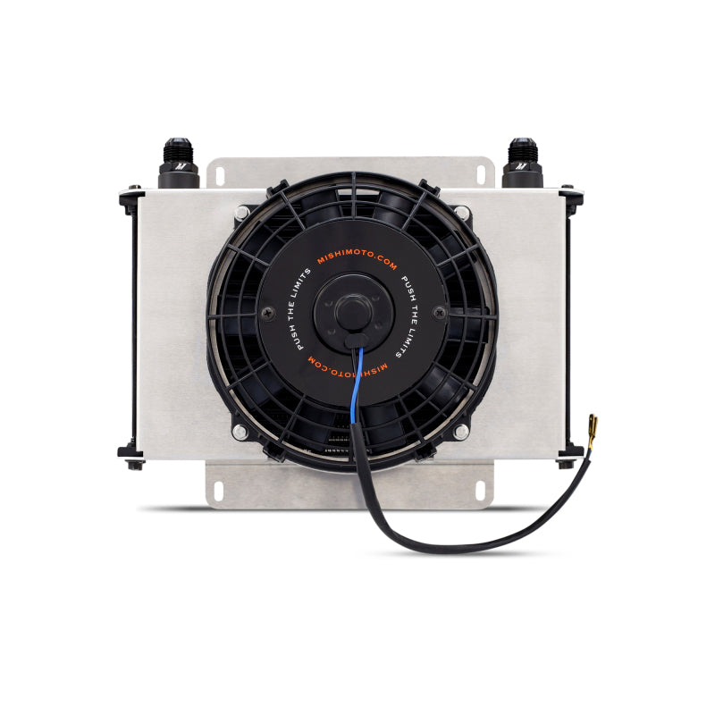 Mishimoto Universal Oil Cooler Kit 25-Row Cooler and 1x 8in Fan Oil Coolers Mishimoto