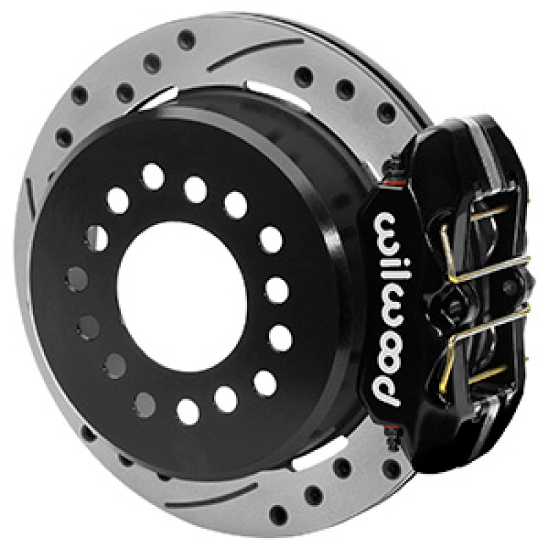 Wilwood Ford Explorer 8.8in Rear Axle Dynapro Disc Brake Kit 11in Drilled/Slotted Rotor -Blk Caliper Big Brake Kits Wilwood