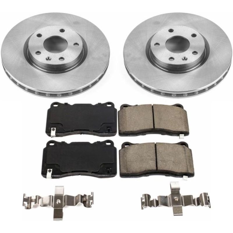 Power Stop 15-19 Chevrolet Corvette Front Autospecialty Brake Kit Brake Kits - OE PowerStop