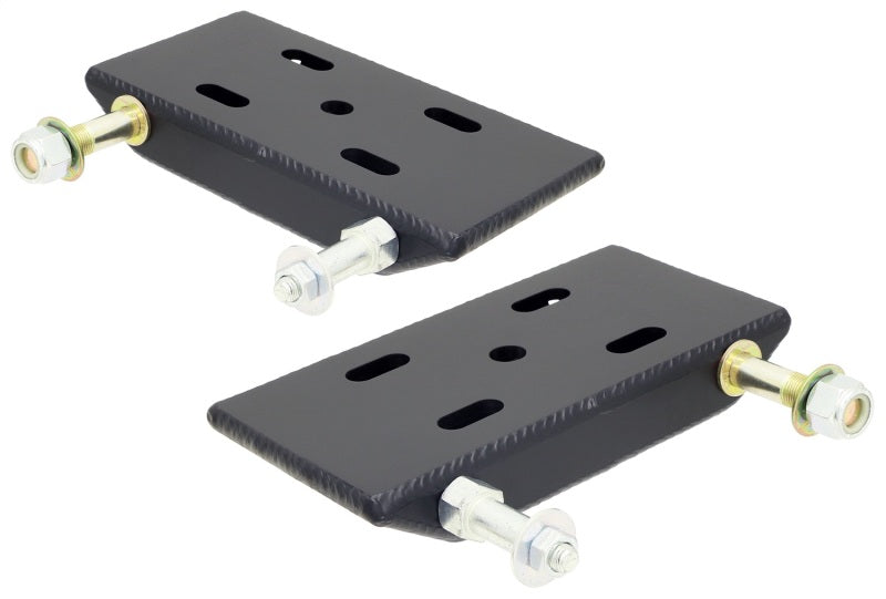 RockJock YJ Leaf Spring Plates For 2 1/2in Springs w/ Shock and Sway Bar Mounts Pair Leaf Springs & Accessories RockJock