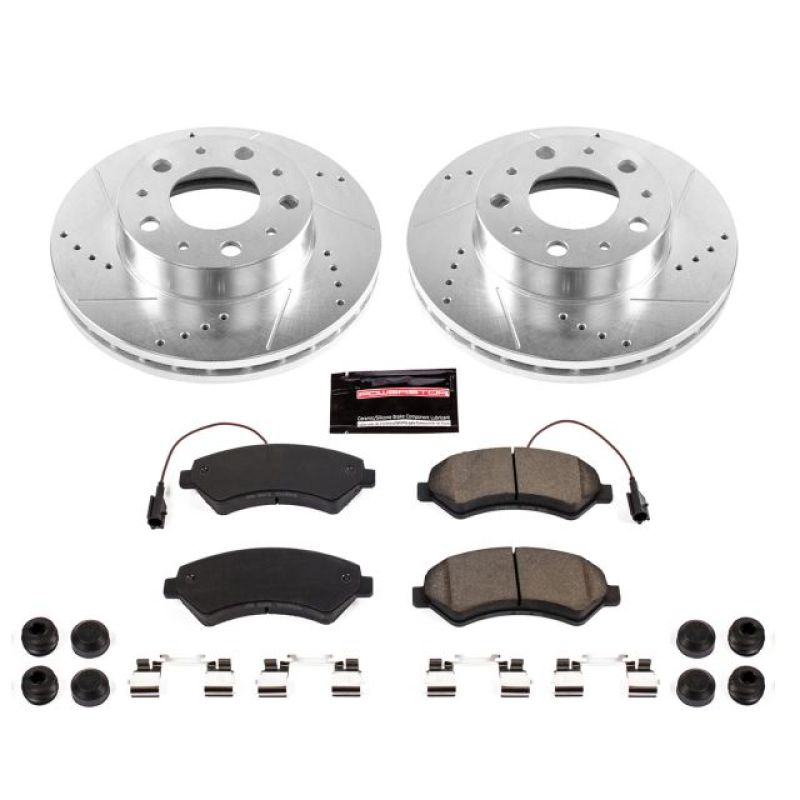 Power Stop 14-19 Ram ProMaster 1500 Front Z23 Evolution Sport Brake Kit Brake Kits - Performance D&S PowerStop