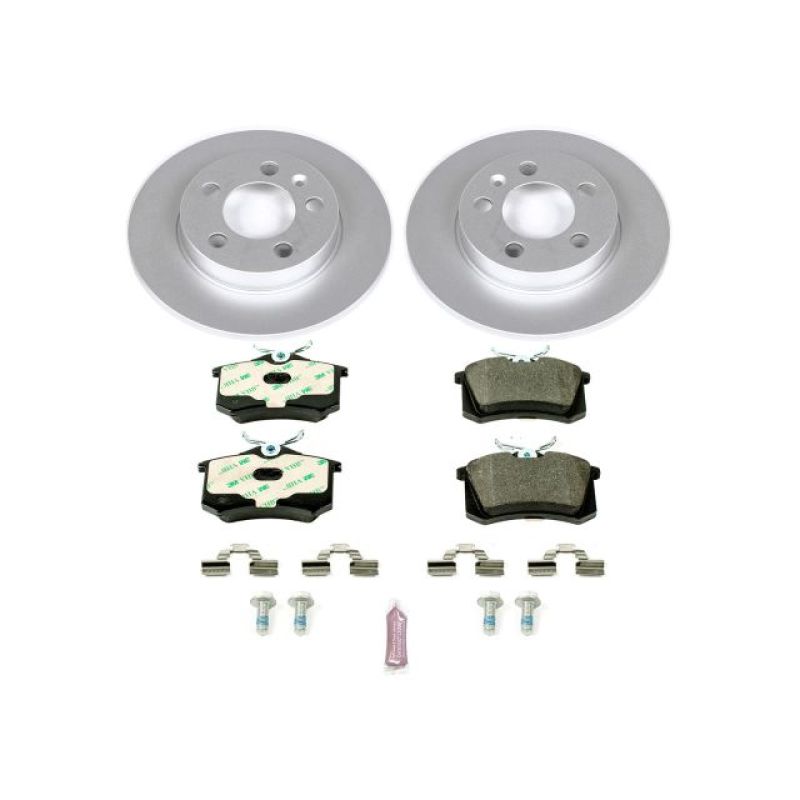 Power Stop 00-06 Audi TT Quattro Rear Euro-Stop Brake Kit Brake Kits - OE PowerStop