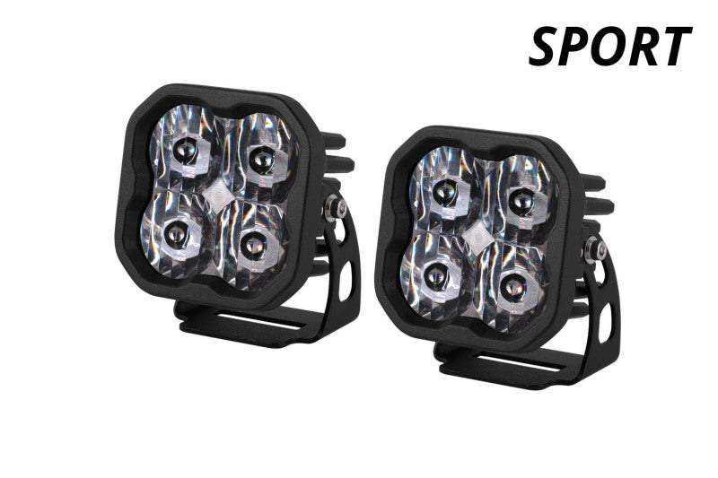 Diode Dynamics SS3 Sport ABL - White Spot Standard (Pair) Light Accessories and Wiring Diode Dynamics