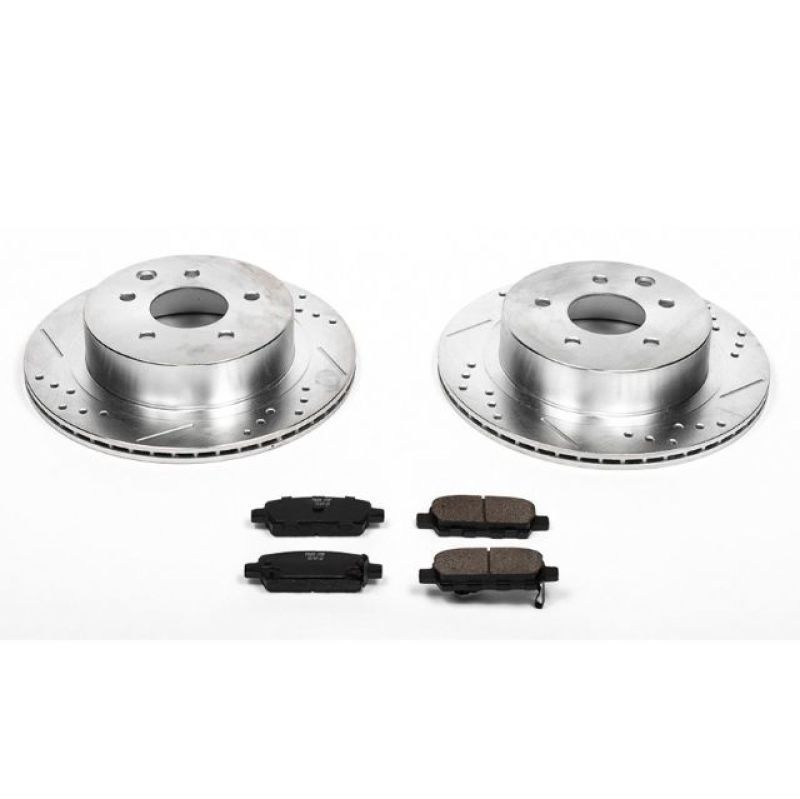 Power Stop 03-05 Infiniti G35 Rear Z23 Evolution Sport Brake Kit Brake Kits - Performance D&S PowerStop