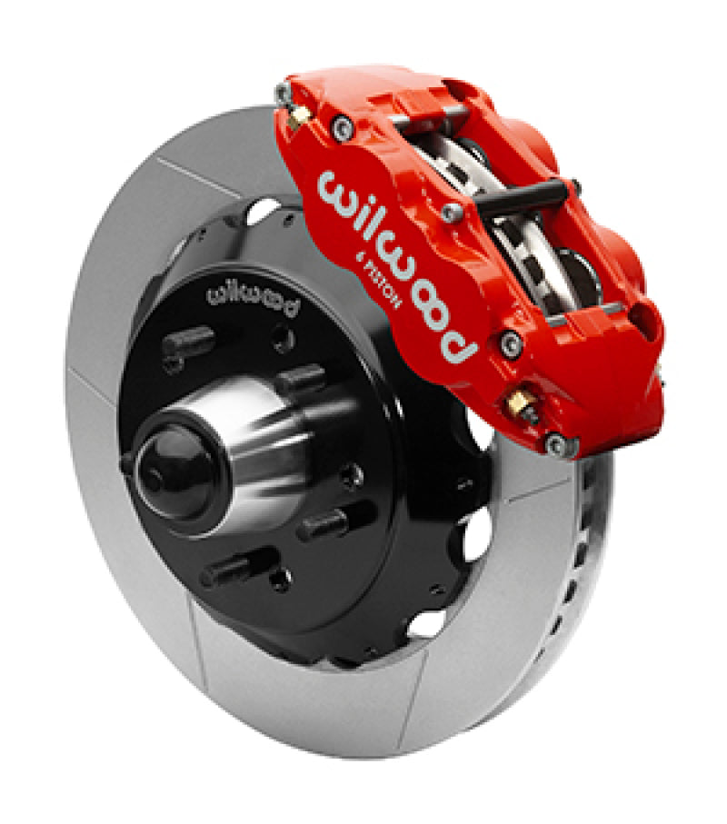Wilwood Superlite 6R Front Brake Kit for 63-87 Chevy C10 Prospindle13.06 in Diameter, Red Calipers Big Brake Kits Wilwood