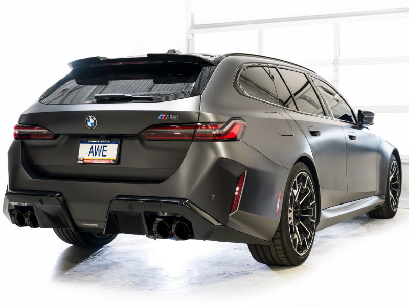 AWE Tuning BMW G90/G99 M5 Track Edition Cat-Back Exhaust - Diamond Black Tips Catback AWE Tuning