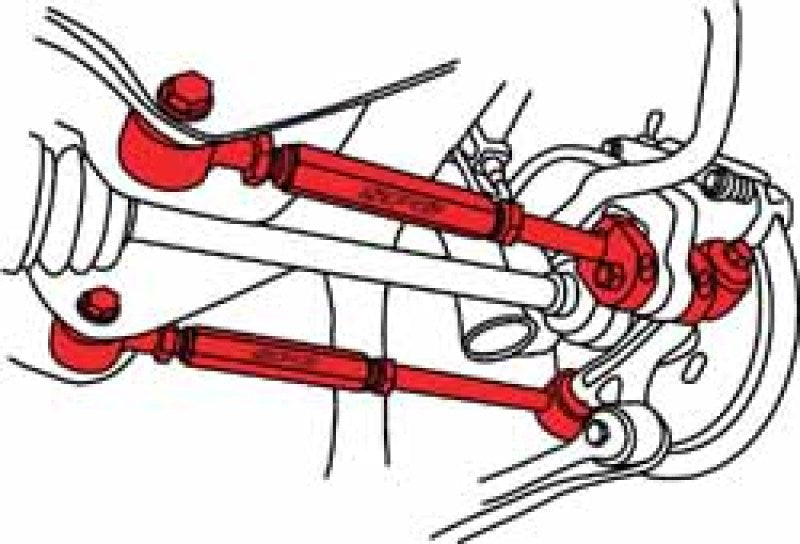 SPC Performance 93-07 Subaru Impreza (All) Rear EZ Arm XR Adjustable Control Arms Control Arms SPC Performance