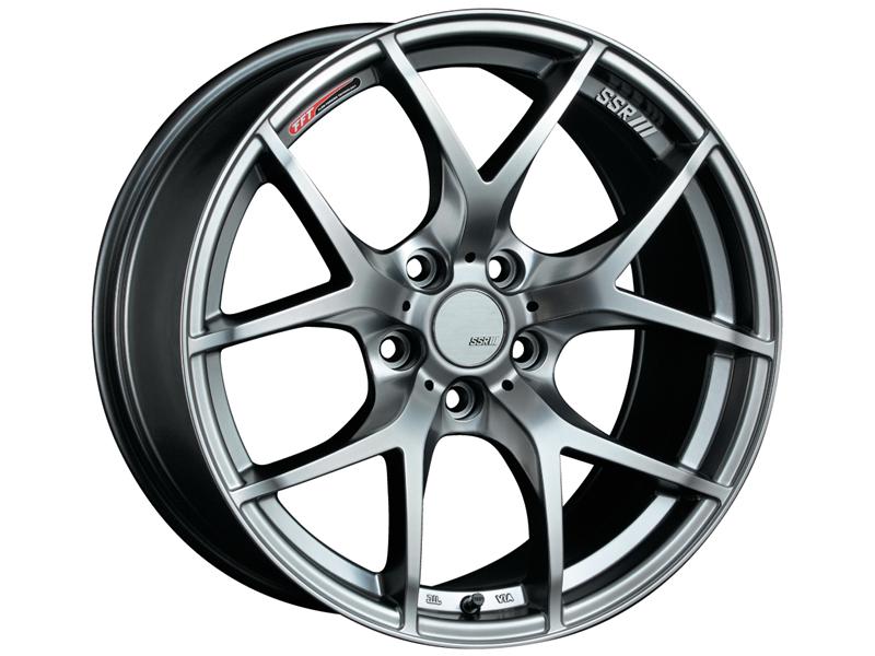 SSR GTV03 18x8.5 5x114.3 40mm Offset Flat Black Wheel 05-07 STI / 11+ tC Wheels - Cast SSR