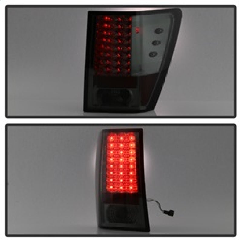 Spyder Jeep Grand Cherokee 07-10 LED Tail Lights Smoke ALT-YD-JGC07-LED-SM Tail Lights SPYDER
