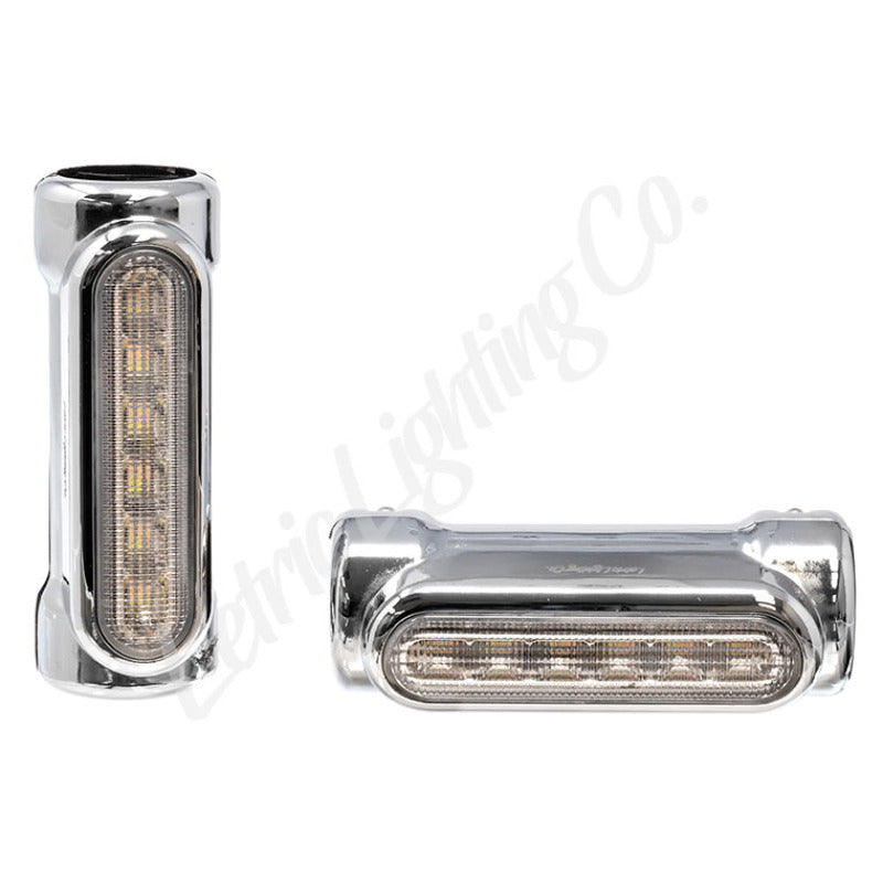 Letric Lighting Engine Guard Lights Chrome/White Light Accessories and Wiring Letric Lighting