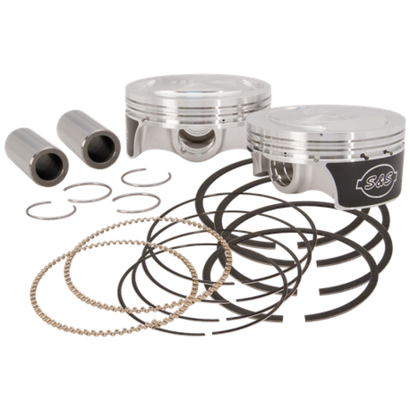 S&S Cycle 2007+ BT 3-7/8in x 4-3/8in Piston Set - Standard Piston Sets - Powersports S&S Cycle