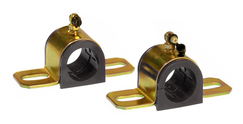 Prothane Universal 90 Deg Greasable Sway Bar Bushings - 32MM - Type B Bracket - Black Sway Bar Bushings Prothane