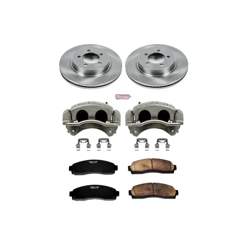 Power Stop 02-05 Ford Explorer Front Autospecialty Brake Kit w/Calipers Brake Kits - OE PowerStop