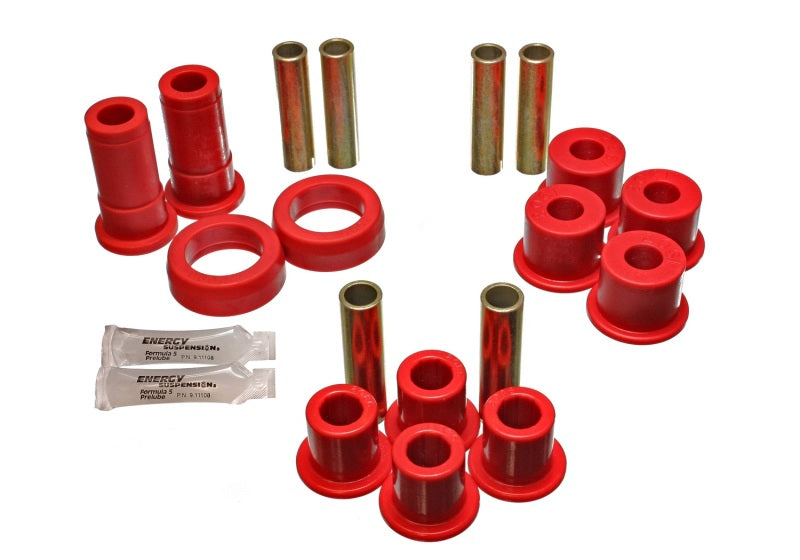 Energy Suspension 91-94 Ford Explorer/Bronco II 2WD/4WD Red Rear Leaf Spring Bushing Set Bushing Kits Energy Suspension