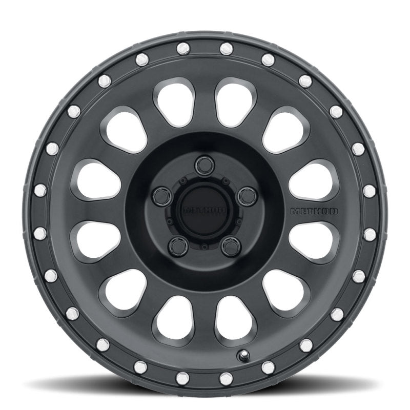 Method MR315 17x9 -12mm Offset 5x5 71.5mm CB Matte Black Wheel Wheels - Cast Method Wheels