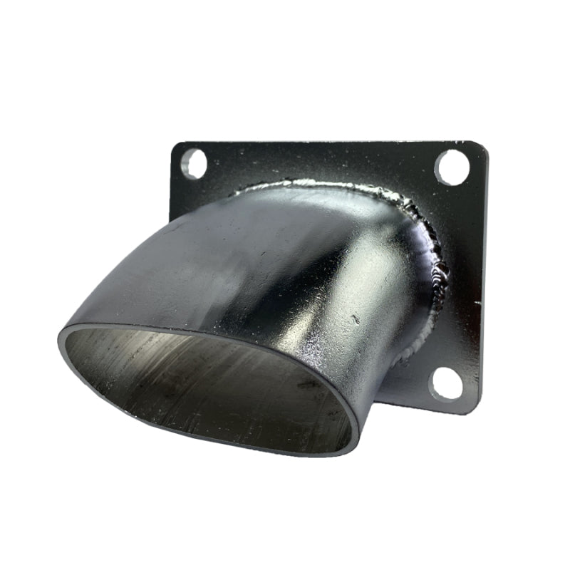 Granatelli 3.0in 45 Deg Angle True Oval Turn Down Exhaust Adapters Granatelli Motor Sports